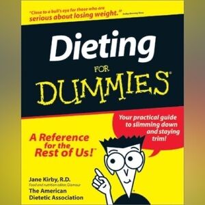 Vintage Dieting For Dummies Paperback Nutrition Guide